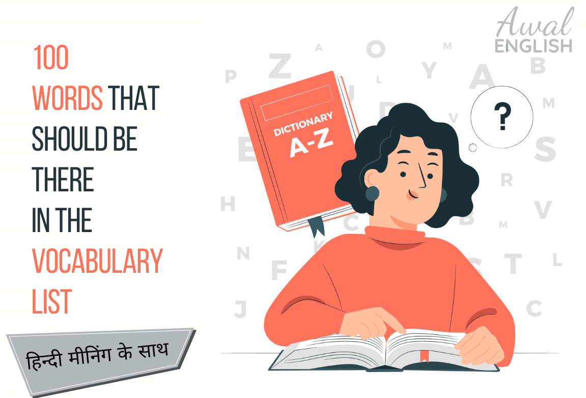 girl reading vocabulary