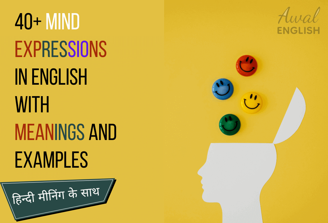 Mind Expressions in English with Meanings