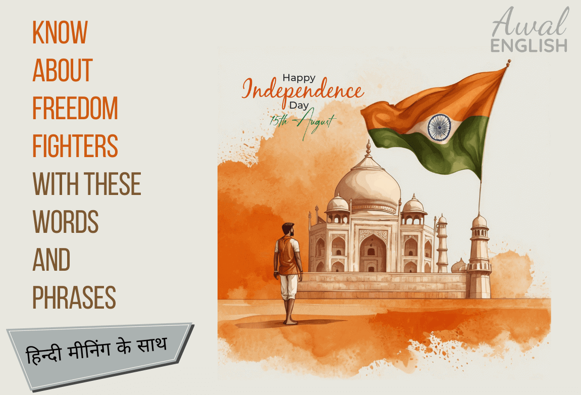 Man India flag Independence Day