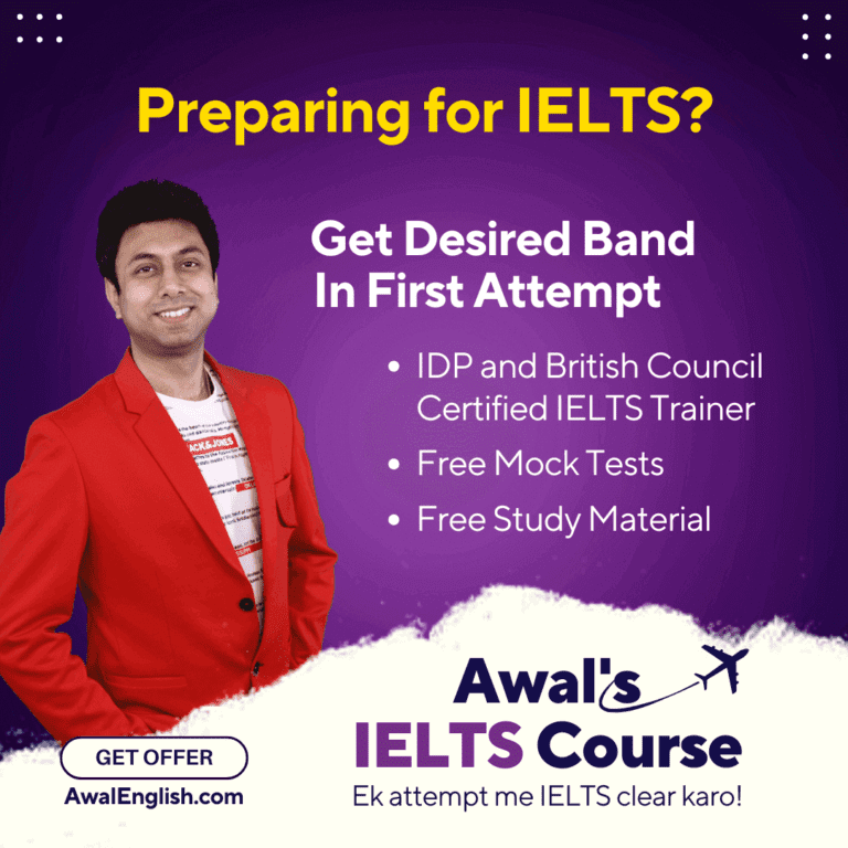 Awal's IELTS Course Offer