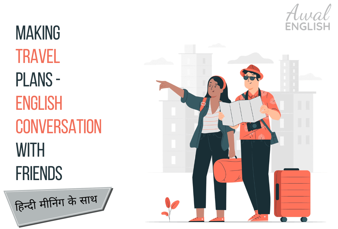 Travelling girl and boy talk