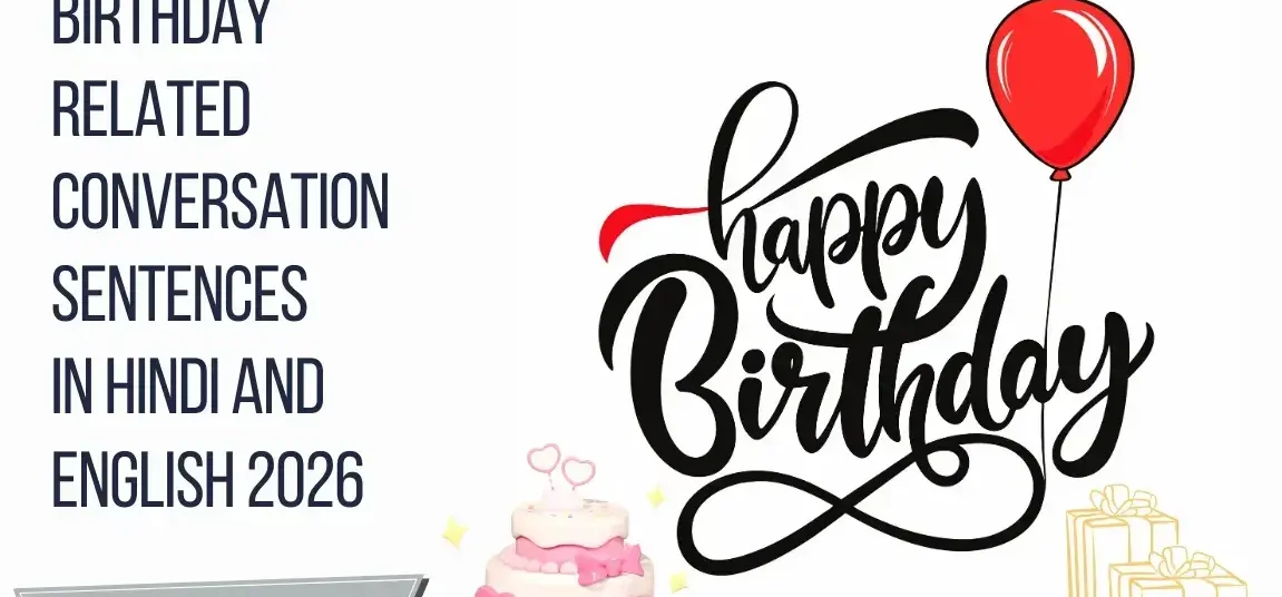 Birthday related conversation sentences