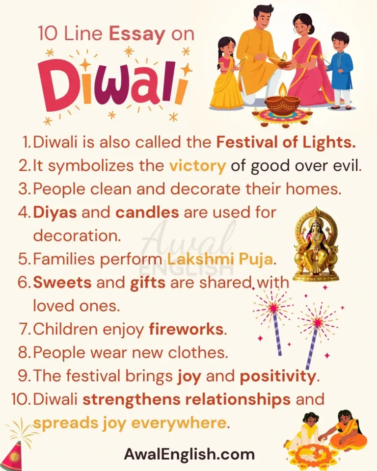 10 Line Essay on Diwali